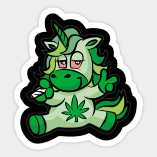 Weightlifter Unicorn Sticker